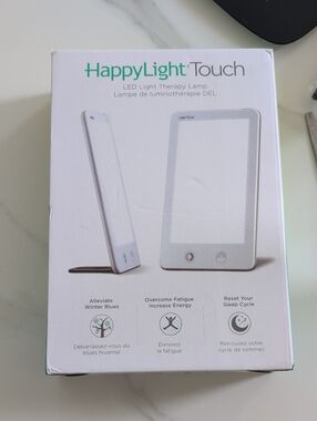 HappyLight Touch LED Light Therapy Lamp 10000 Lux